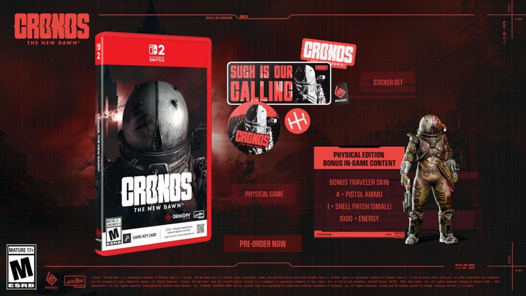 Cronos The New Dawn - physical edition artwork