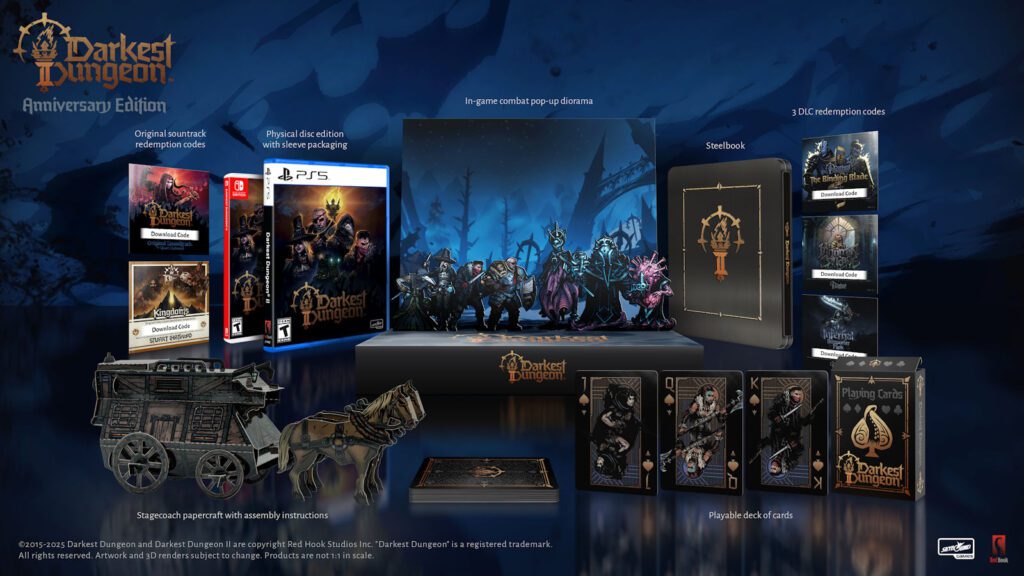 Darkest Dungeon II: Anniversary Edition - edição física para Nintendo Switch e PlayStation 5