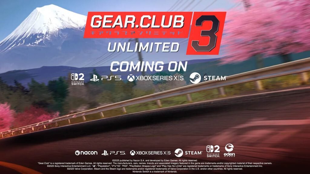 Gear.Club Unlimited 3 é anunciado para consoles e PC