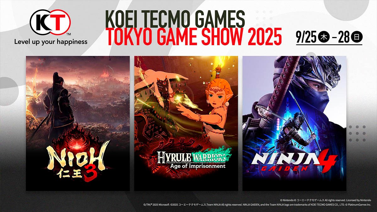 Confira o lineup da Koei Tecmo para a Tokyo Game Show 2025