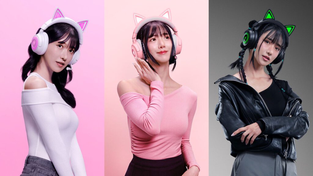 Yoo ‘Jinnytty’ Yoon-jin x Razer Kraken Kitty V3