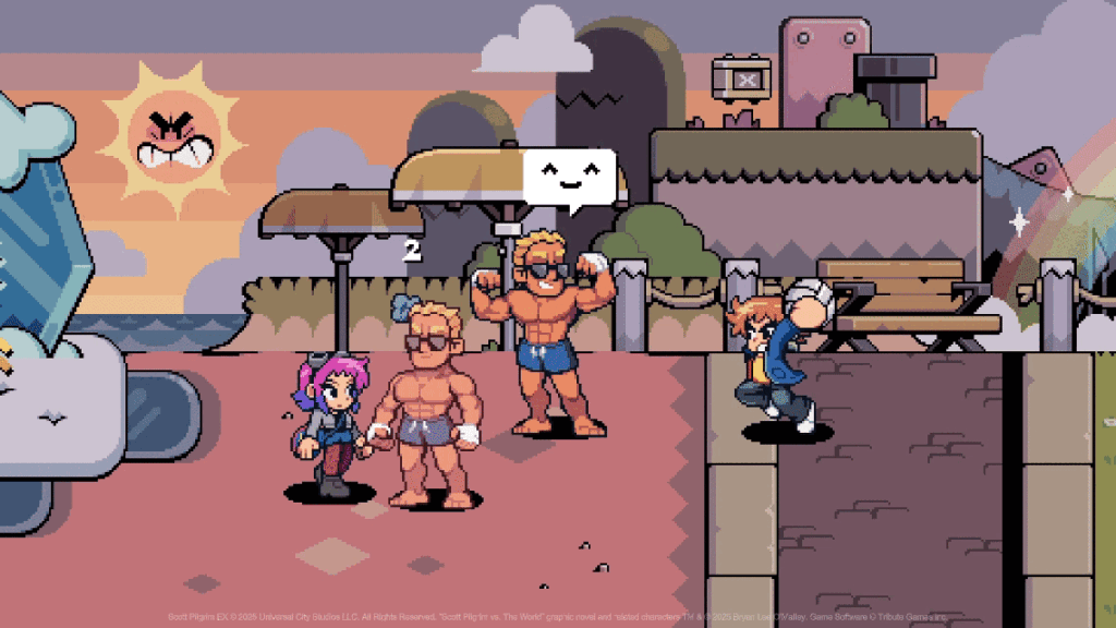 Scott Pilgrim EX gameplay