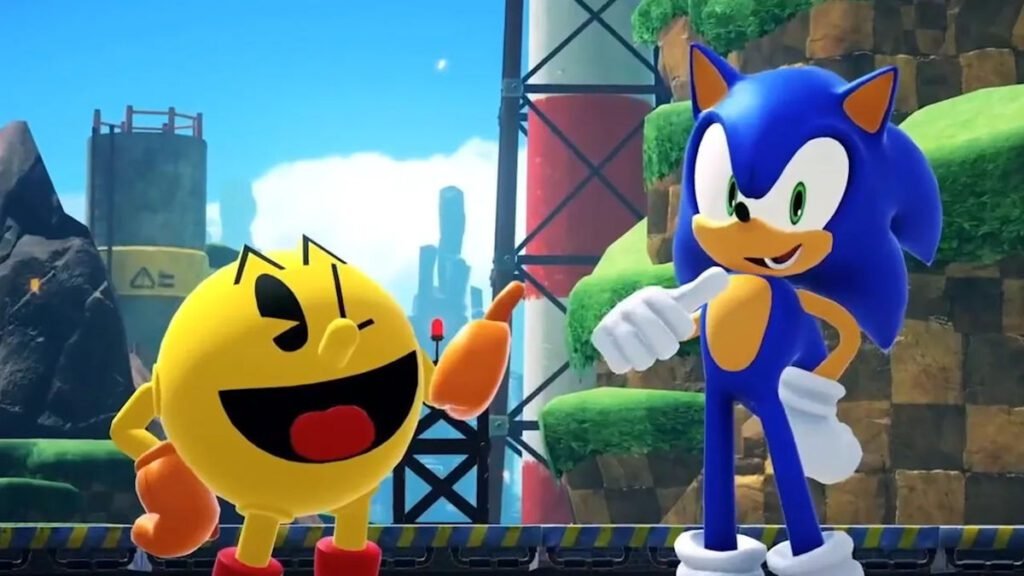 Sonic Racing CrossWorlds x PAC-MAN artwork