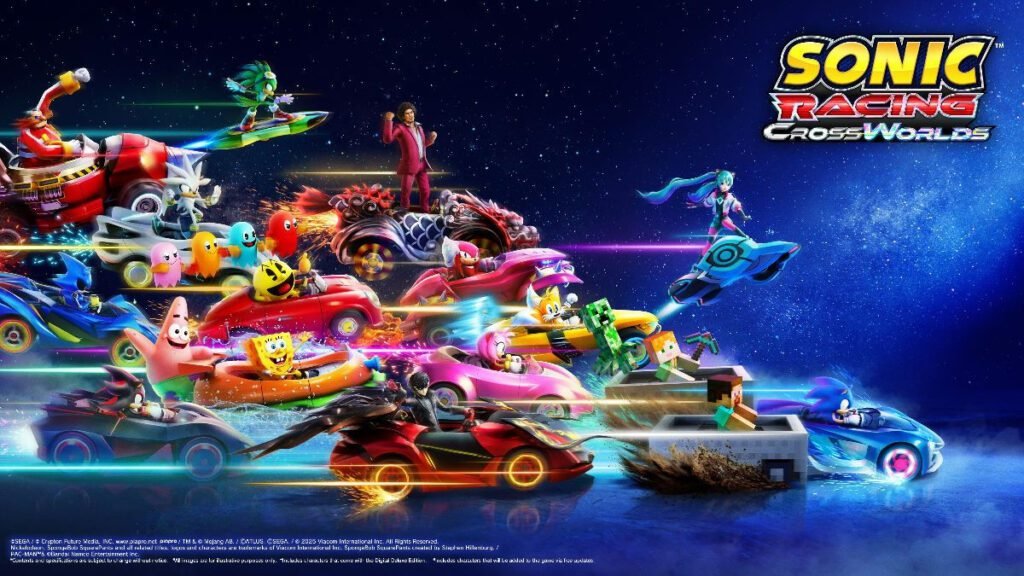 Sonic Racing: CrossWorlds alternative artwork
