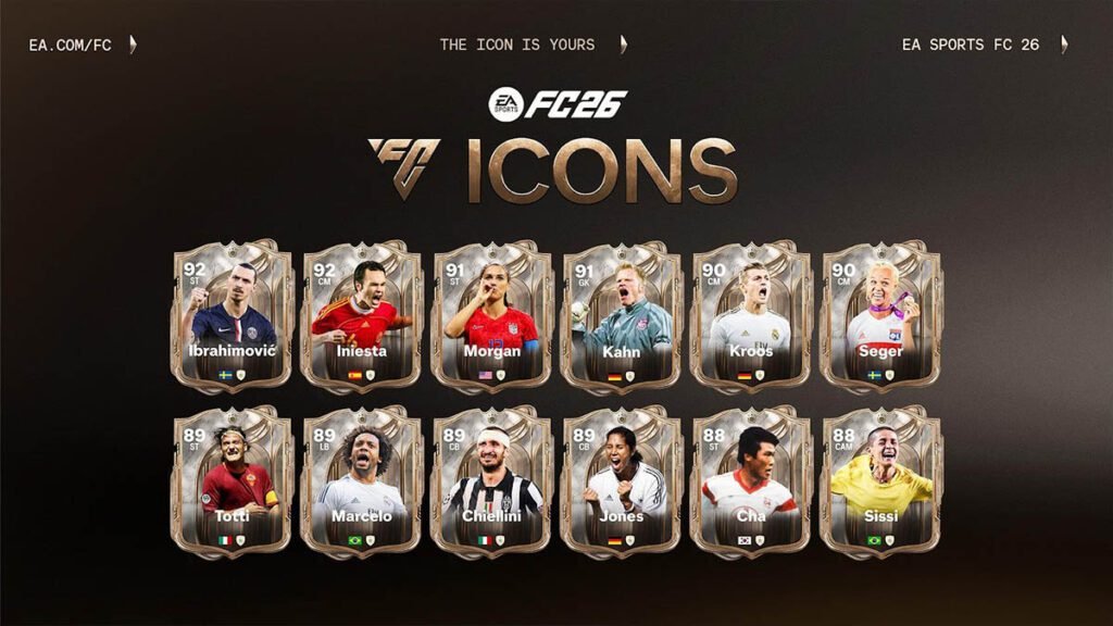EA Sports FC 26 apresenta sua nova classe de ÍDOLOS