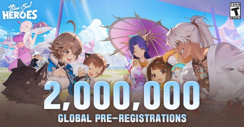 Blade & Soul Heroes 2 million register