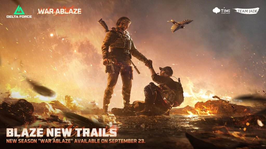 Delta Force War Ablaze artwork