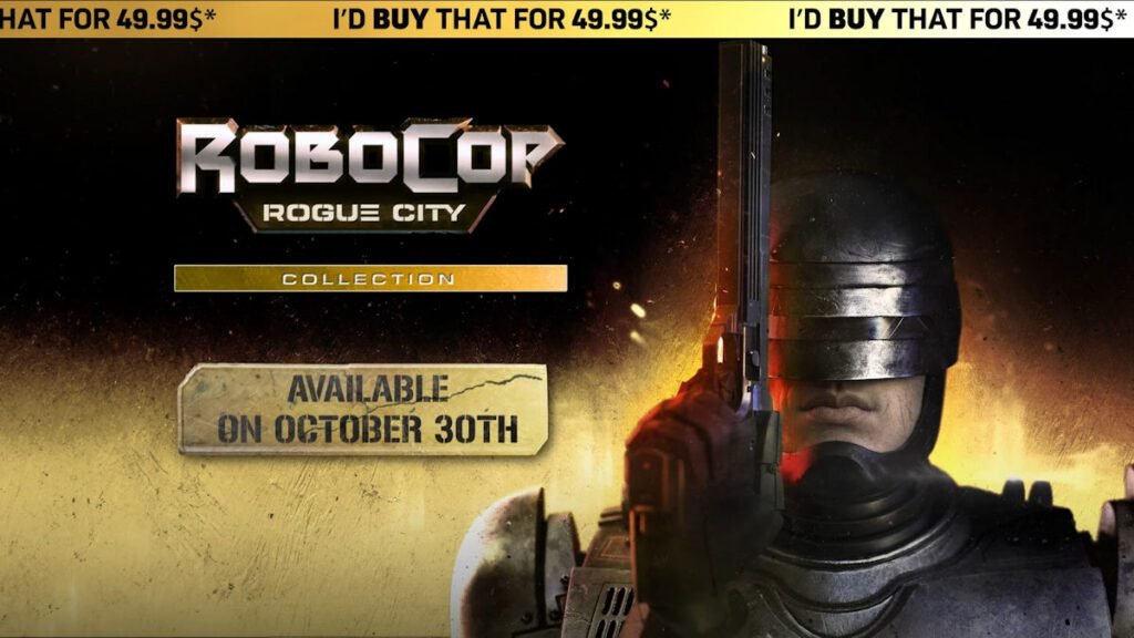 RoboCop Rogue City Collection announced artwork