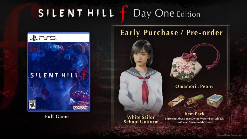 Conteúdos da Day One Edition - Silent Hill f