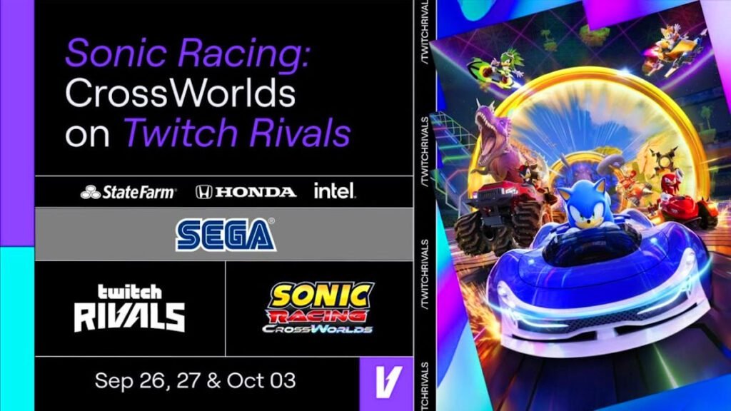 Sonic Racing: CrossWorlds Twitch Rivals Tournment