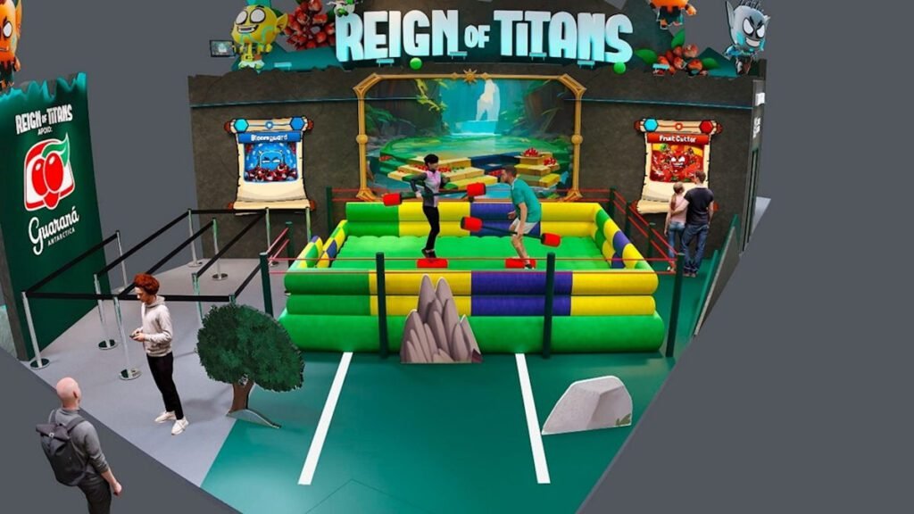 BGS 2025 terá estande do game ‘Reign of Titans’ com estações de jogo e brindes