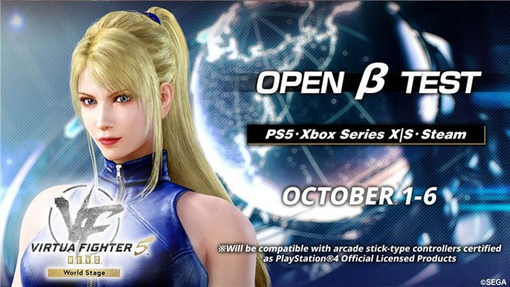 Teste Beta Aberto de Virtua Fighter 5 R.E.V.O. World Stage está disponível