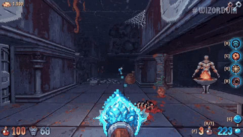 Wizordum gameplay dungeon