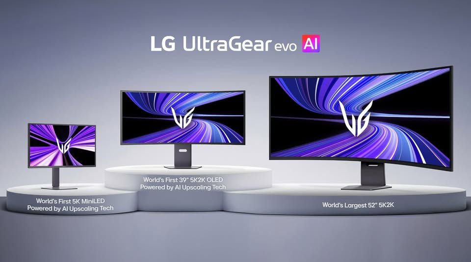 A LG apresenta o UltraGear evo na CES 2026, redefinindo o gaming em 5K com a primeira tecnologia de upscaling por IA do mundo