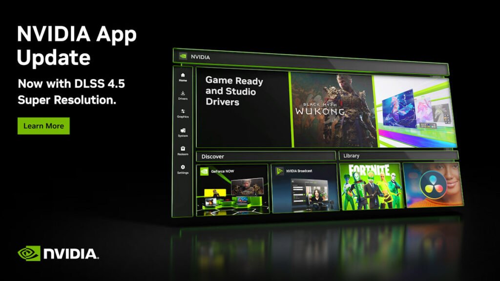 NVIDIA APP Update DLSS 4.5