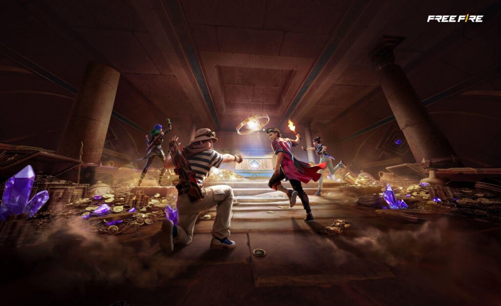 Nova localização da Câmara Perdida e o grande prêmio do evento, o Conjunto Marinheiro Explorador (segundo da esquerda e à direita).