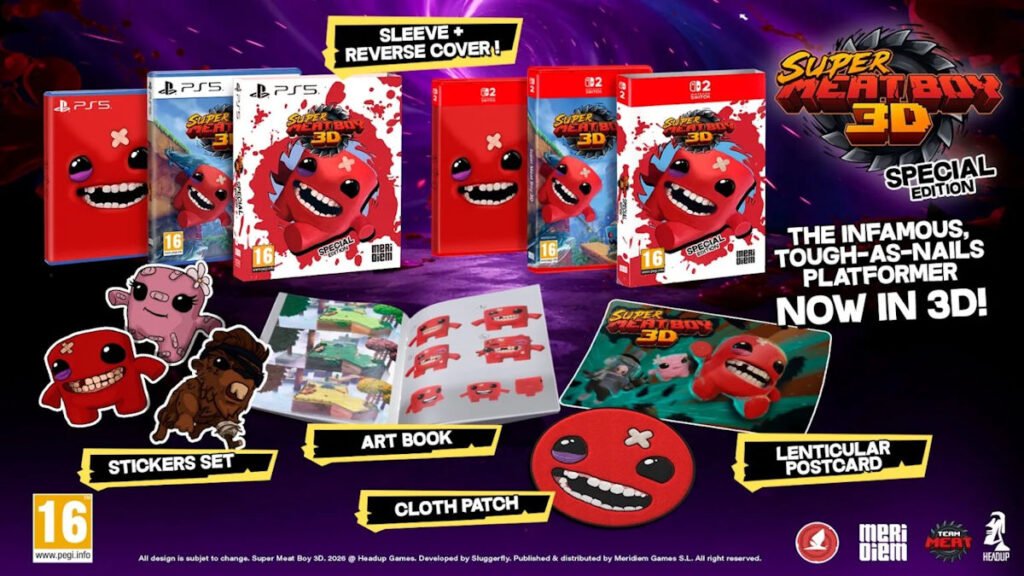 Super Meat Boy consoles physical editions thumb