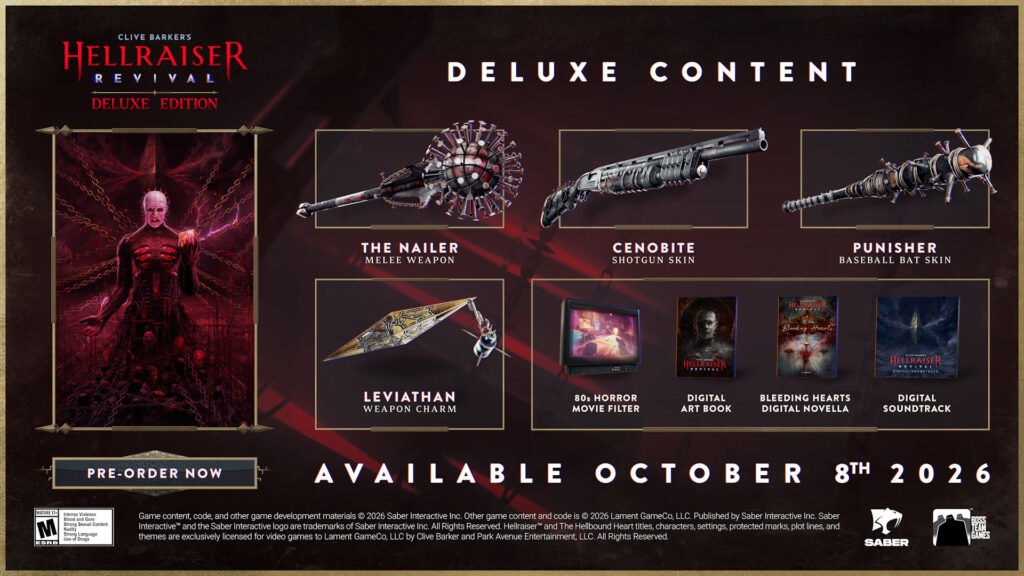 Clive Barker's Hellraiser: Revival deluxe edition artwork