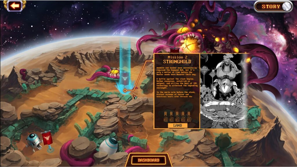 Space Tales Mission Select